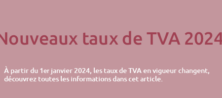 Nouveaux taux de TVA 2024 en Suisse.