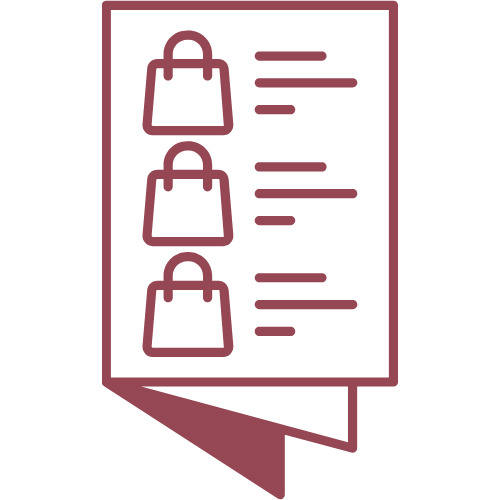 Catalogue de produits sur GesMobile